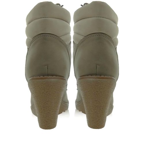 Botki dwukolorowe HP124C KHAKI - 40 na Arena.pl