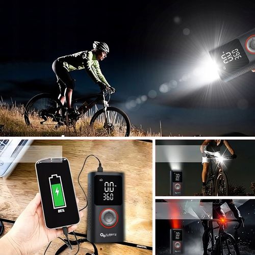 POMPKA KOMPRESOR SAMOCHODOWY ELEKTRYCZNA ROWEROWA AKUMULATOROWY + na Arena.pl