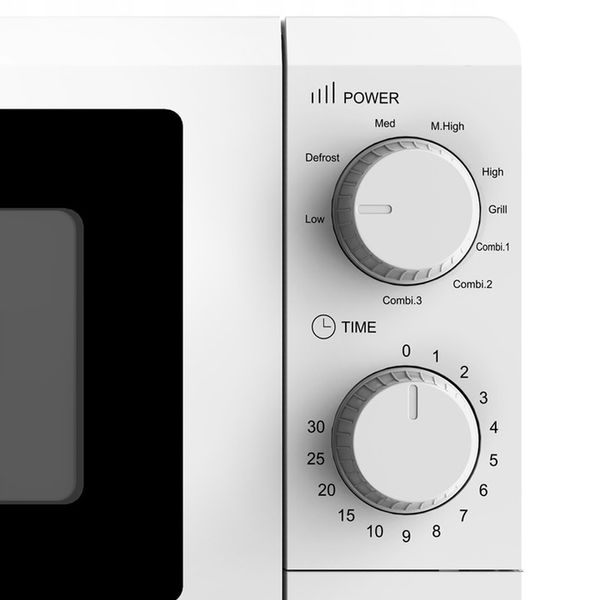 KUCHENKA MIKROFALOWA MIKROFALÓWKA 900W GRILL BIAŁA zdjęcie 6