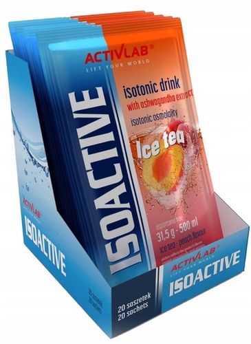 ACTIVLAB ISO ACTIVE 20x 31,5g NAPÓJ IZOTONIK PEACH x3 na Arena.pl