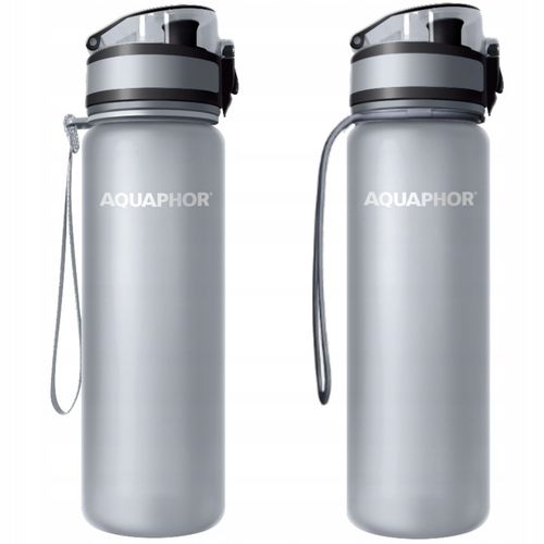 Bidon Butelka filtrująca filtr AQUAPHOR szara 0,5L na Arena.pl