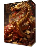 Obraz 20x30cm Smok Bogactwa