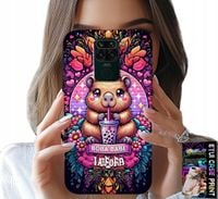 ETUI DO XIAOMI NOTE 9 - SŁODKA KAPIBARA Z SZEJKIEM, SUPER WZORY