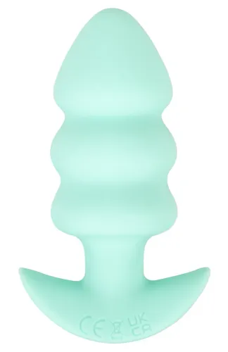 cuties mini zielony plug wibracyjny - 7 trybow, silikonowy, 8,3 cm na Arena.pl