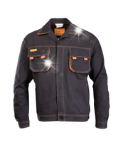 Bluza robocza na guziki bawełniana BRIXTON SPARK grafitowa r. 56