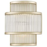 Lampa ścienna SERGIO W0528-02B-V6AC klasyczna szklany kinkiet złoty