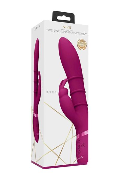 Stimulating Rings, Vibrating G-Spot Rabbit - Pink zdjęcie 2