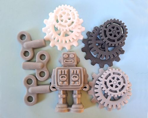 Zestaw na tort Robot + koła zębate na Arena.pl