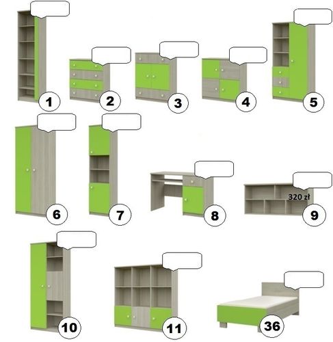 Półka wisząca Domino na Arena.pl