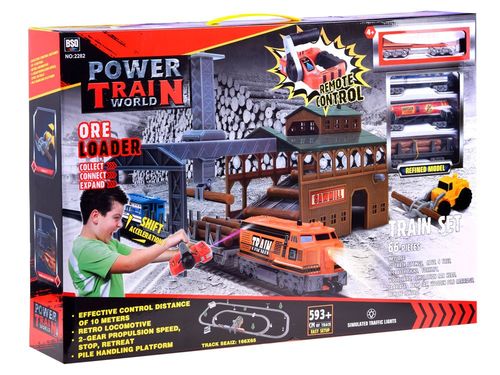 ZESTAW KOLEJOWY Z POCIĄGIEM TOWAROWYM I STACJĄ na Arena.pl