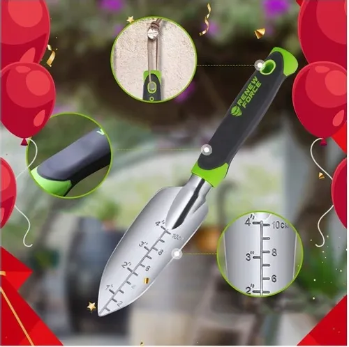 Zestaw narzędzi ogrodowych do pikowania sadzenia roślin 5w1 łopatka grabki na Arena.pl