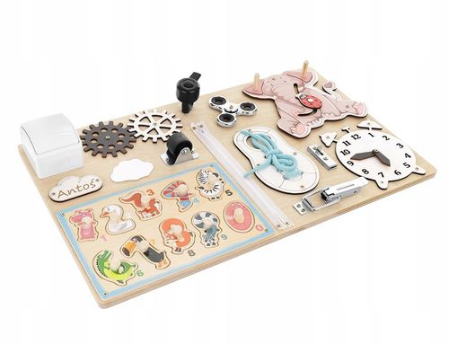 Tablica XL MANIPULACYJNA sensoryczna montessori na Arena.pl