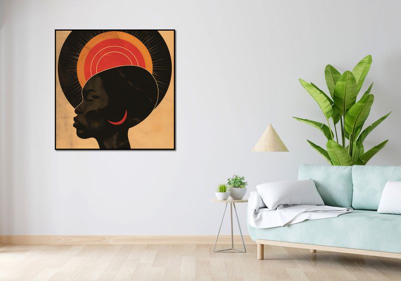 Plakat 100x100cm Gorące Promienie zdjęcie 4