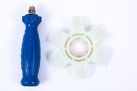 Grzebień do lameli, plastikowy 6 rozstawów CT-351 grzybkowy, do prostowania