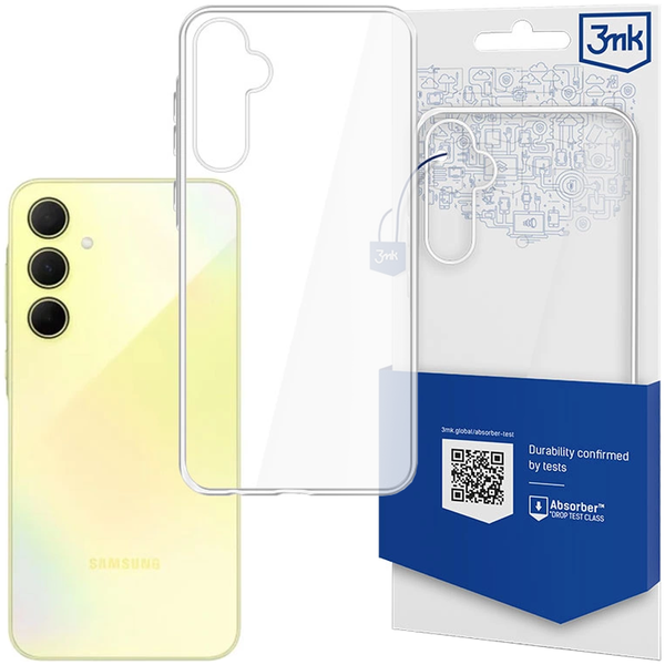 samsung galaxy a35 5g - 3mk clear case zdjęcie 2