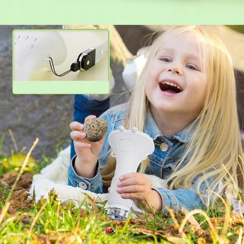 MIKROSKOP CYFROWY OPTYCZNY KIESZONKOWY DLA DZIECI LED PRZYBLIŻENIE 1000X HD na Arena.pl