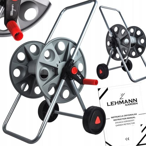 WÓZEK NA WĄŻ OGRODOWY Lehmann ZWIJACZ BĘBEN NA 45M 1/2" lub 25M na Arena.pl