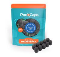 CLAVIER Kapturki ścierne do frezarki PodoCaps 10mm #80 – 10szt.