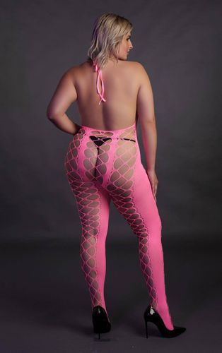Neonowy Bodystocking Ouch! 835 Pink XS/XL na Arena.pl