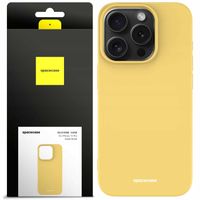 Spacecase Silicone Case Iphone 15 Pro Yellow