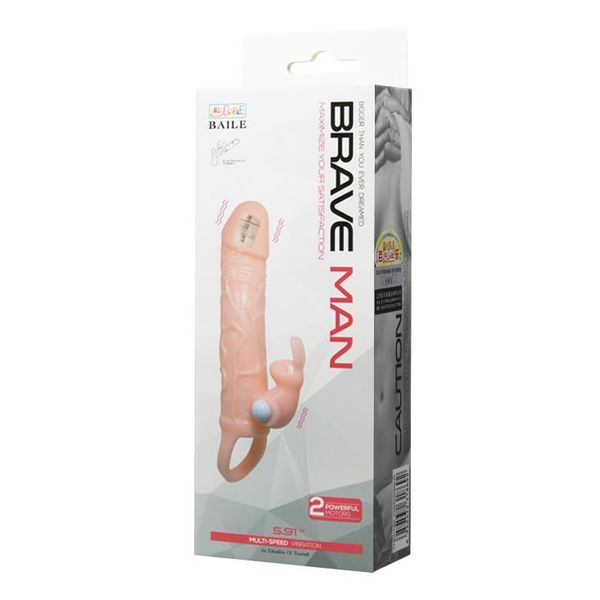 BAILE - BRAVE MAN SKIN 5,91"" MULTI-SPEED vibration zdjęcie 7