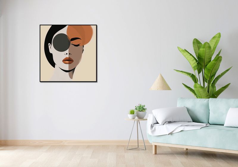 Plakat 80x80cm Dwie Strony Piękna zdjęcie 4
