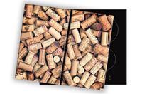 SZKLANA DESKA NA KUCHENKĘ 2x40x52 030D KORKI