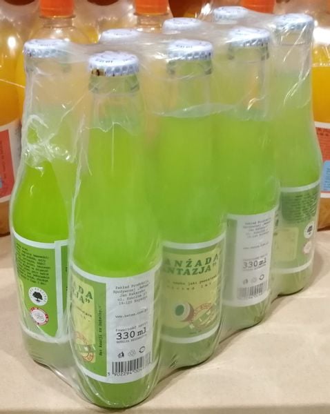Oranżada FANTAZJA Kiwi 330ml - karton zdjęcie 1