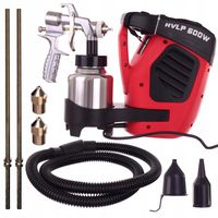 Agregat Malarski Kompresor Elektryczny 600W Pistolet 3x Dysze 1,5 1,8 2,5