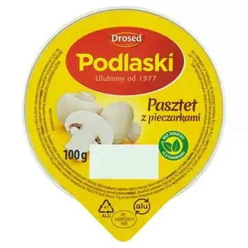 DROSED PASZTET PODLASKI 100G Z PIECZARKĄ zdjęcie 1