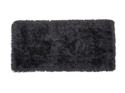 Dywan shaggy 80 x 150 cm czarny CIDE na Arena.pl
