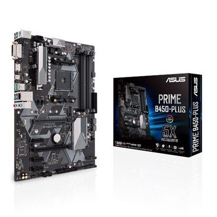 Asus PRIME B450-PLUS Processor family AMD, Processor socket AM4, Memory slots 4, Chipset AMD B, ATX na Arena.pl
