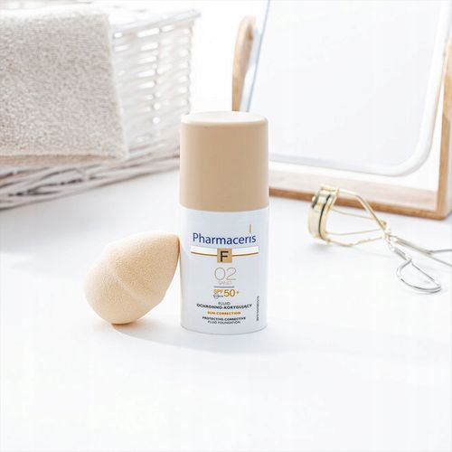 PHARMACERIS F FLUID OCHRONNO-KORYGUJĄCY 02 - SAND SPF50+ 30 ml na Arena.pl