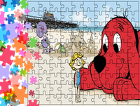 Puzzle tradycyjne - Clifford - Wielki Czerwony Pies