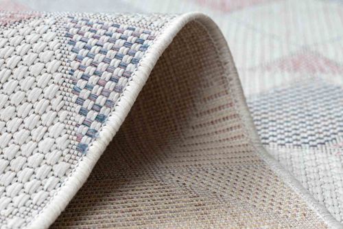 RUG/LU/VINEA/GEOMETRIC2/CREAM+POWDERPINK/60x300 na Arena.pl