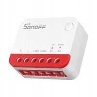 Sonoff MINI-ZBRBS Dopuszkowy Sterownik Rolet Zasłon ZigBee Zigbee2MQTT