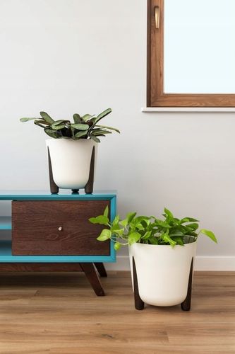 Donica 34 cm FRIDA biała ECO RECYCLED 2387 na Arena.pl