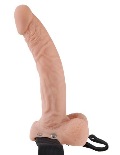 Żelowa Proteza Penisa Dla Mężczyzn Fetish 9'' Hollow Strap-On With Balls na Arena.pl