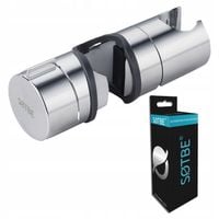 Uchwyt na słuchawkę do drążka prysznicowego deszczownicę przesuwny