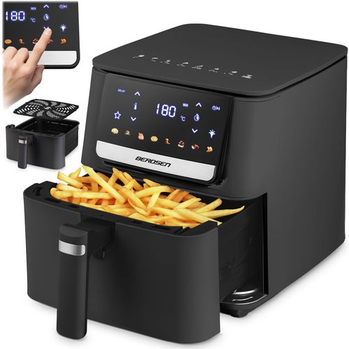 Frytkownica beztłuszczowa Air fryer Berdsen BD-662 czarna na Arena.pl