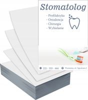 Ulotki A5 100szt reklamowe firmowe duży wybór STOMATOLOG PROFILAKTYKA