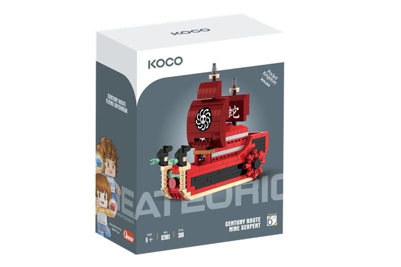 KOCO klocki Statek 300el 02061 43364 /48 zdjęcie 1