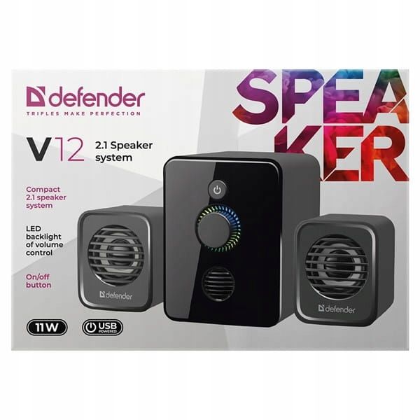 Głośniki Defender V12 2.1 11W RGB USB zdjęcie 6