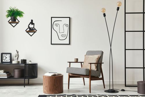 Kwietnik metalowy ścienny czarny Doron loft na Arena.pl