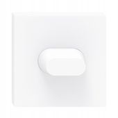 SZYLD DOLNY KWADRATOWY KOLOR BIAŁY BLOKADA WC