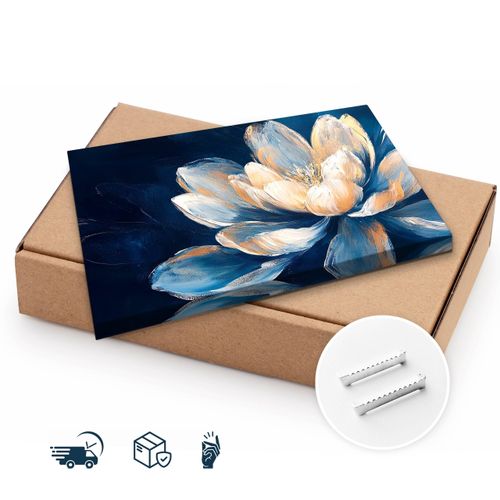 Obraz Do Salonu Abstrakcja Malowane Kwiaty Rośliny Natura 30cm x 20cm na Arena.pl