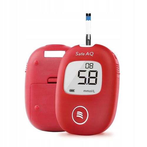 Glukometr Sinocare SAFE AQ SMART w mg/dl z 100 paskami i 100 lancetami na Arena.pl