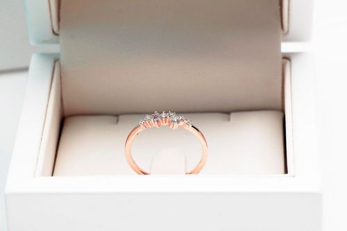 Emaga Złoty pierścionek PRD5400 - Diament na Arena.pl