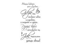 40X60CM KOBIETA KUCHNI OBRAZ DRUK