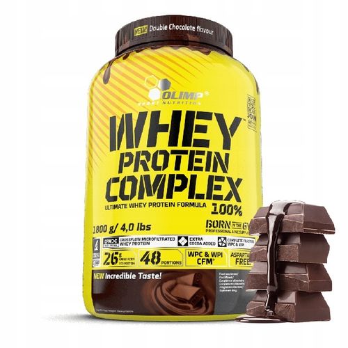 OLIMP WHEY PROTEIN COMPLEX 1800g BIAŁKO WPC WPI WPH IZOLAT czekolada na Arena.pl